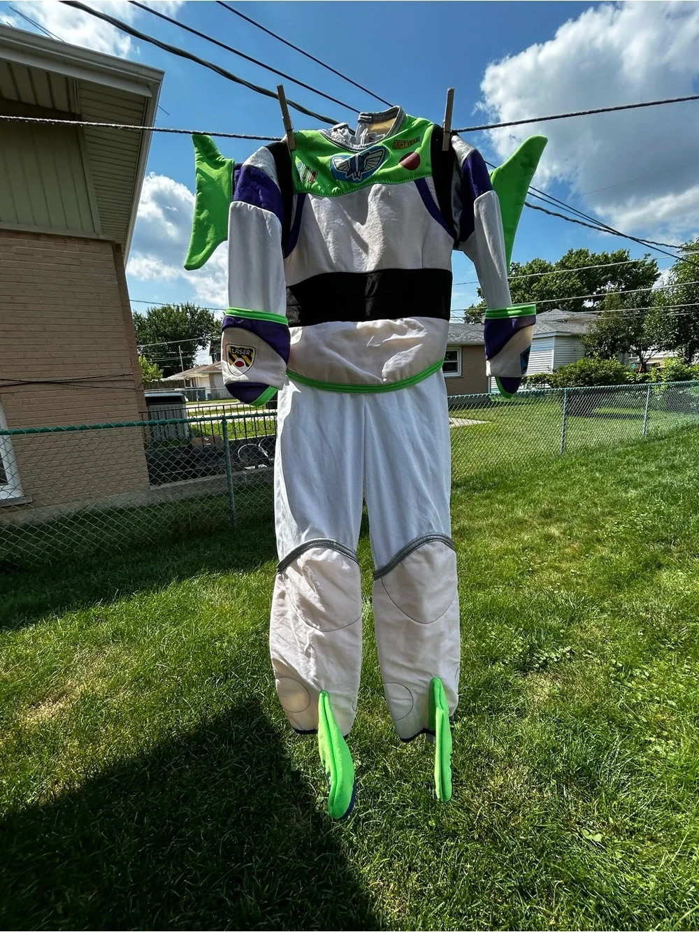 Buzz Lightyear Kids Costume - Size 4-6T